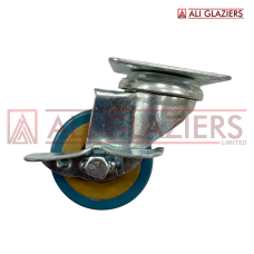 CASTOR WHEEL NYLON 2" SWIVEL + BRAKE