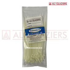 CABLE TIE PVC WHITE 2.5MM X 150MM