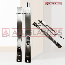 HEAVY DUTY SILVER FLUSH BOLT 8"