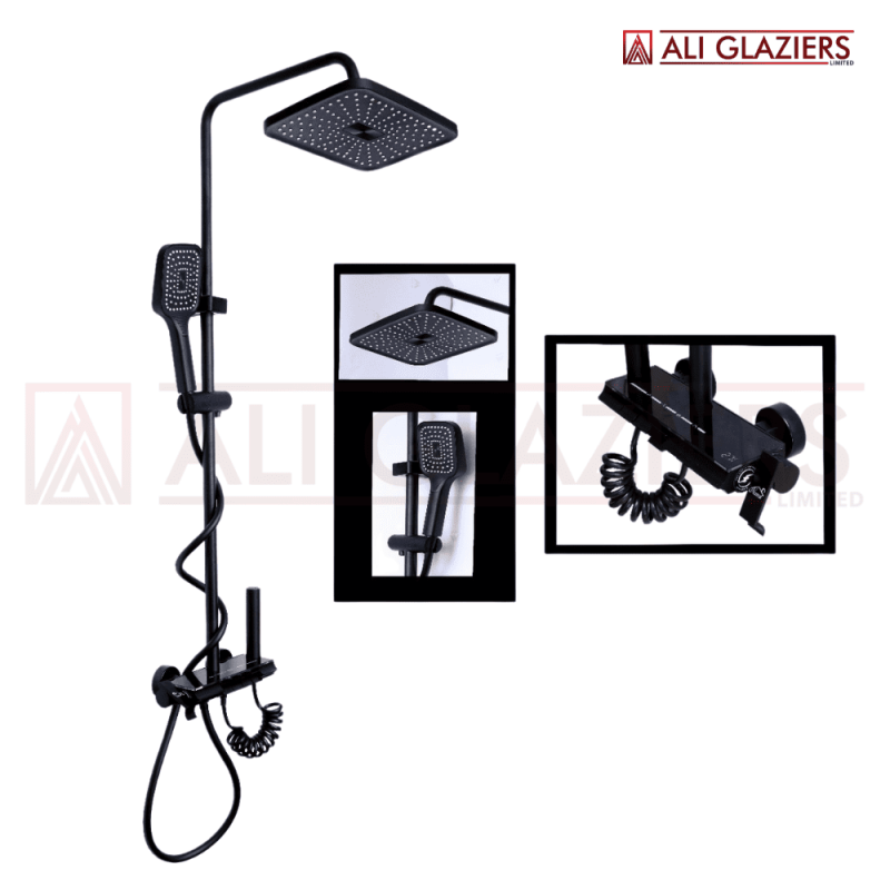 4 WAY PIANO HYDROELECTRIC DISPLAY PIANO SHOWER SET