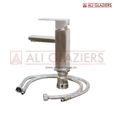 BASIN MIXER SQUARE FRAME SS304