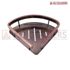 CORNER SHELF 220 X 220MM - ANTIQUE COPPER