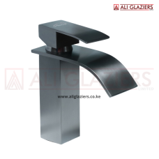 PREMIUM GUN GREY WATERFALL BASIN MIXER