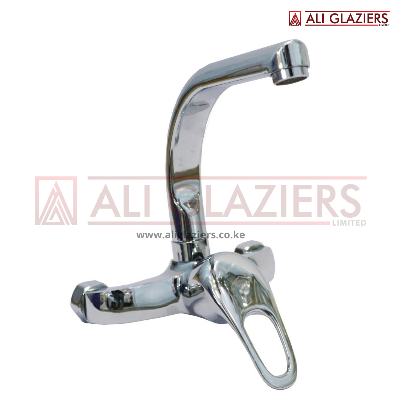 KITCHEN WALL MIXER BRASS