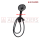 BLACK ADJUSTABLE HAND SHOWER 120MM WITH 1.5MT HOSE & HOLDER