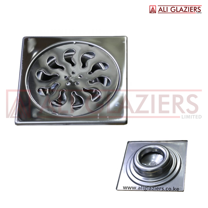 FLOOR STRAINER 15CMX15CM - POLISH