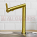 HIGH NECK KITCHEN PILLAR MIXER GOLD