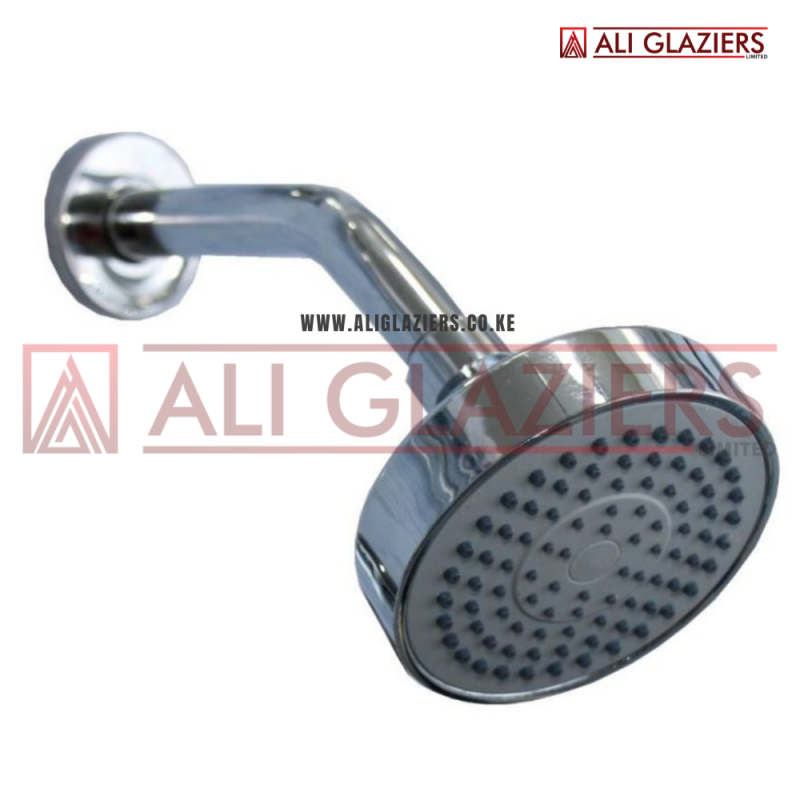 SHOWER ROSE 4" WITH HANDLE 