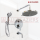CONCEALED 5 WAY BRASS SHOWER MIXER SET