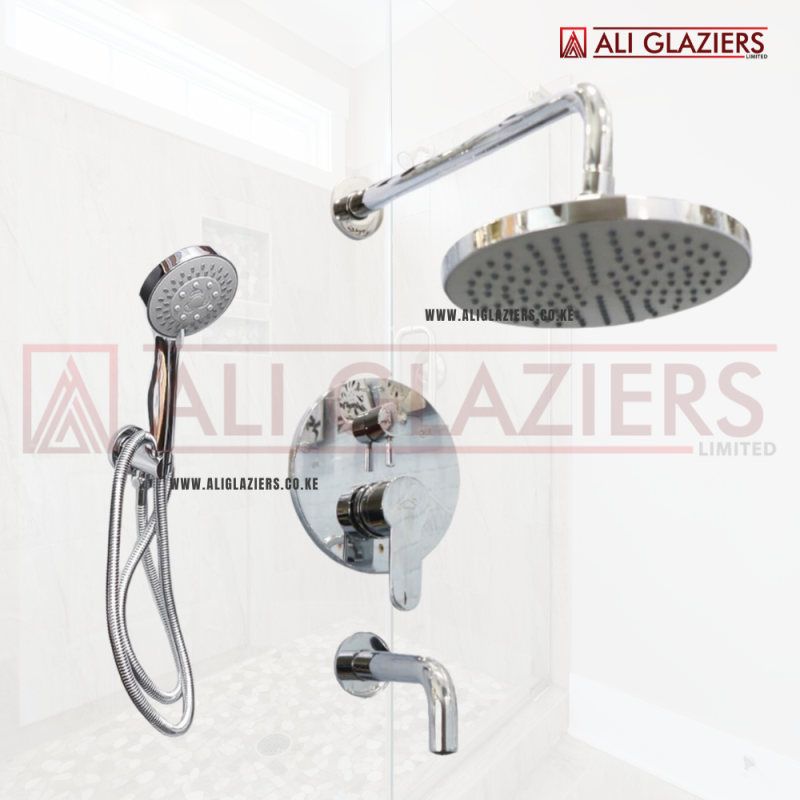 CONCEALED 5 WAY BRASS SHOWER MIXER SET