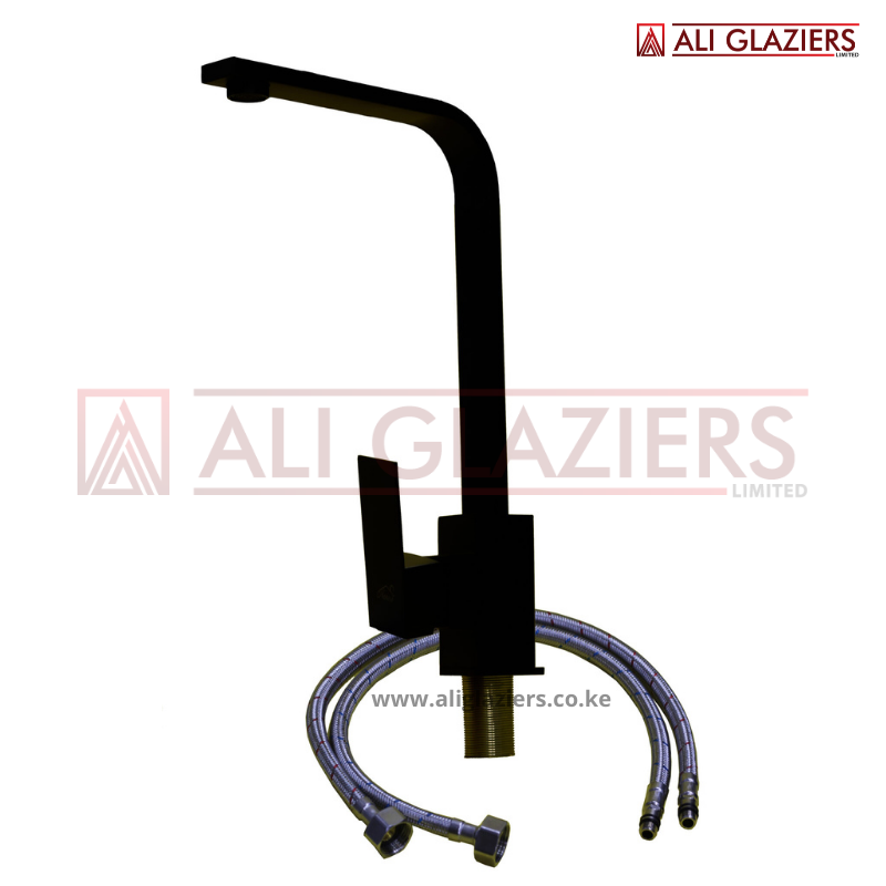 KITCHEN MIXER SQUARE FRAMED SS304 BLACK