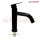 BASIN TAP WITH CURVED NOSE - BLACK