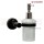 GLASS SOAP DISPENSER 500ML - BLACK