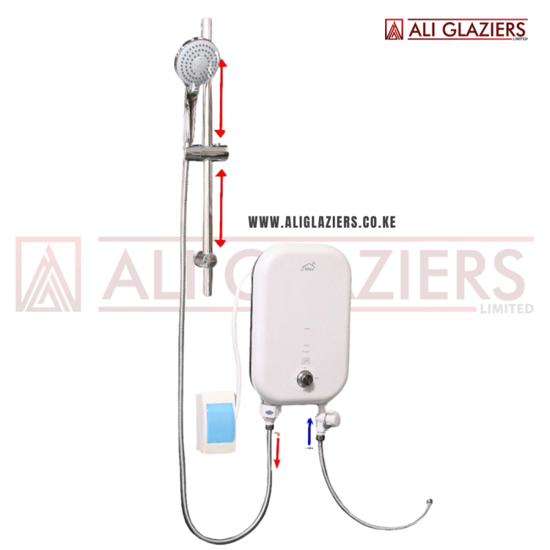 INSTANT ELECTRIC WATER HEATER + ADJ HAND