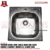 PREMIUM SINGLE BOWL SINK SS304 (500X500)