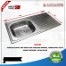 PREMIUM SINGLE BOWL WITH DRAIN SINK SS304 (500X1000)