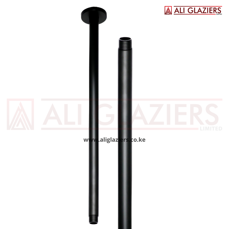 CEILING SHOWER ARM 40CM BLACK SS304