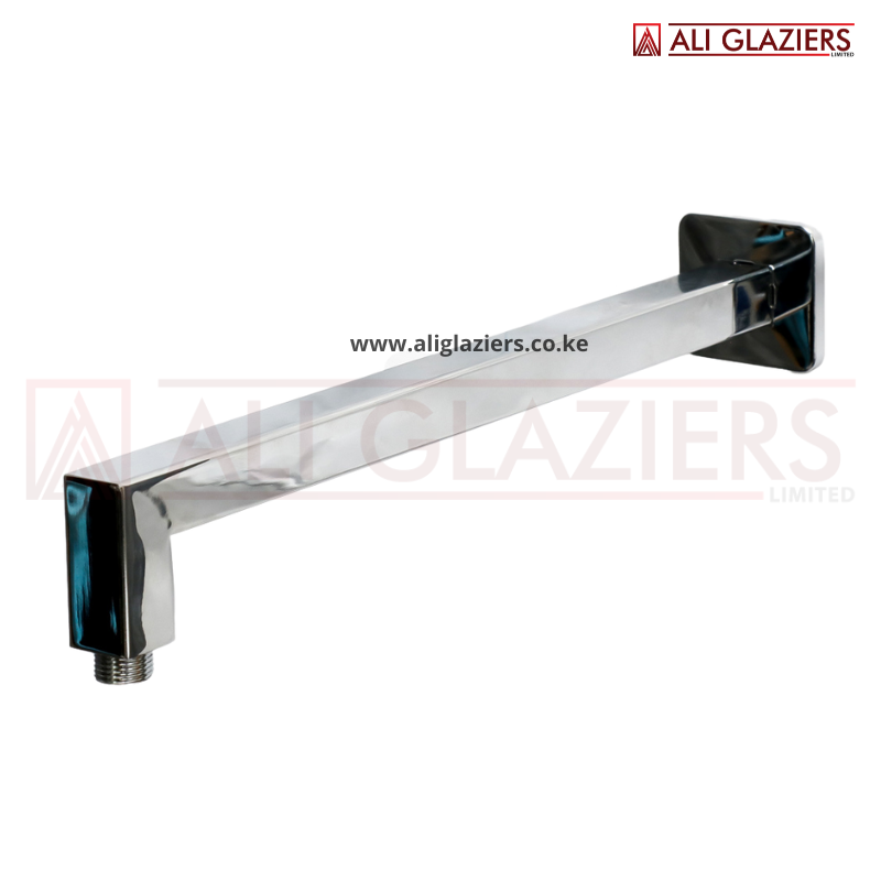 SQUARE SHOWER ARM 40CM MIRROR FINISH SS304
