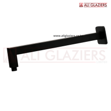 SQUARE SHOWER ARM 40CM BLACK SS304