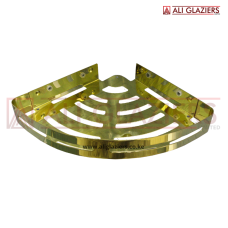 SINGLE CORNER SHELF - GOLD