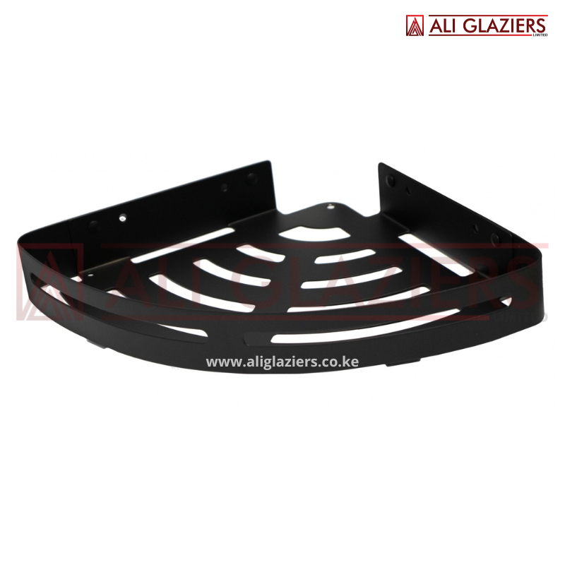 SINGLE CORNER SHELF - BLACK