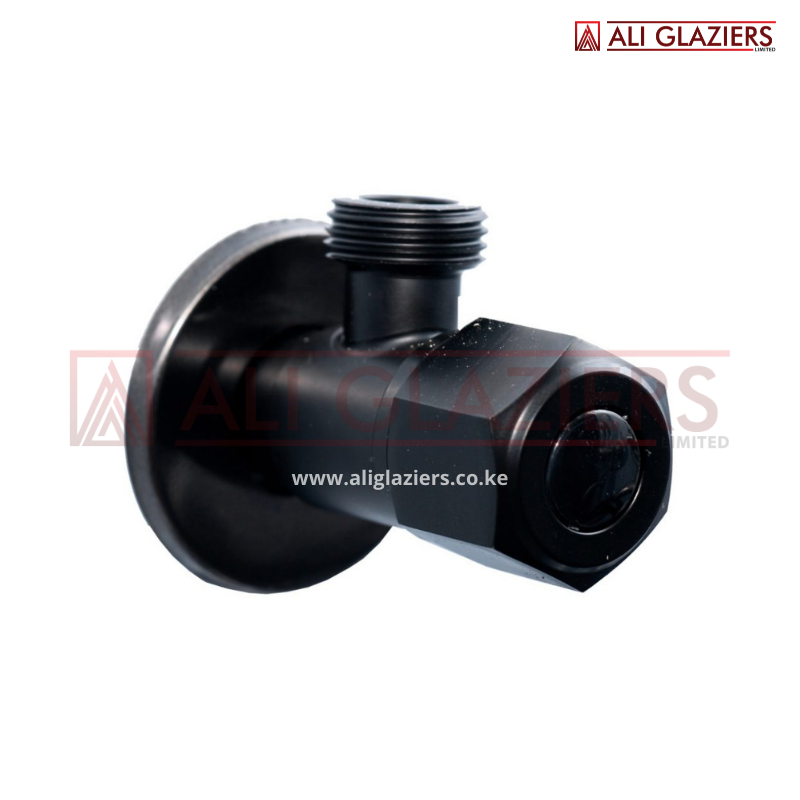 ONE WAY ANGLE VALVE - BLACK