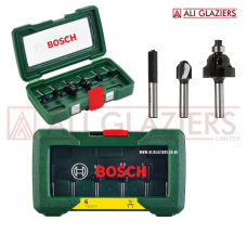 BOSCH 6 PIECE 6MM ROUTER BITS SET