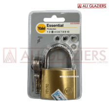 YALE 50MM PADLOCK - BRASS ESSENTIAL SERIES