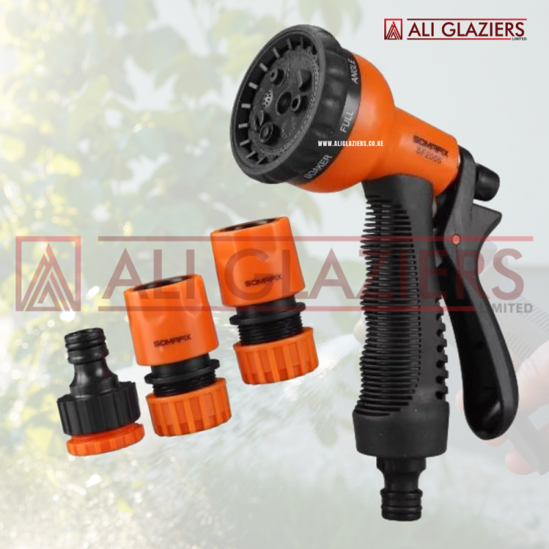 4 PATTERN PLASTIC WATER SPRAY GUN