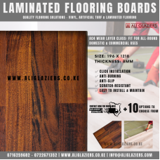 LAMINATED FLOORING BOARD AC4 GRADE PER SQM