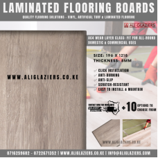 LAMINATED FLOORING BOARD AC4 GRADE PER SQM