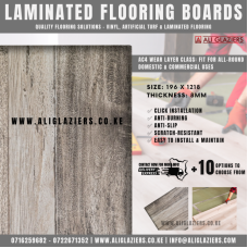 LAMINATED FLOORING BOARD AC4 GRADE PER SQM