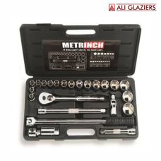 METRINCH 1/2" DR 24PCS SOCKET SET METRIC