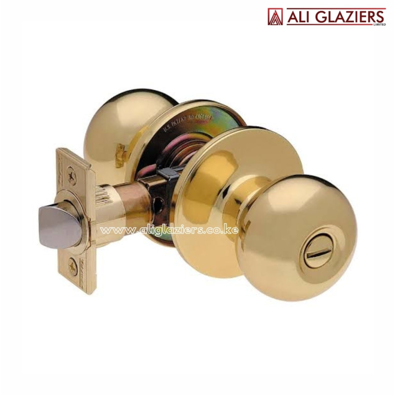 ORIV BRASS PRIVACY TUBULAR LOCKSET