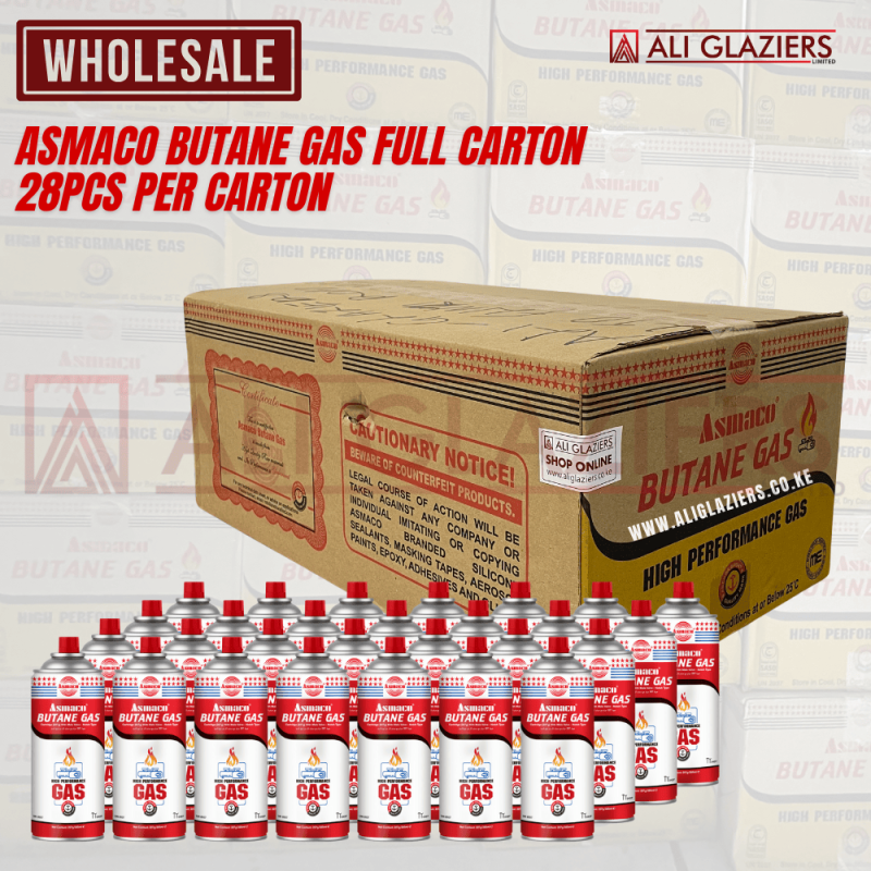 ASMACO BUTANE GAS WHOLESALE CARTON PRICE