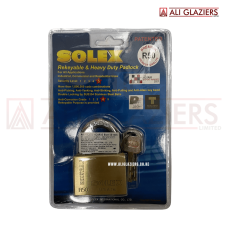 SOLEX BRASS 50MM PADLOCK R-50