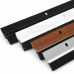 ALUMINIUM DOOR BOTTOM SEAL WITH BRUSH - WHITE