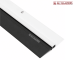 ALUMINIUM DOOR BOTTOM SEAL WITH RUBBER - WHITE ALUMINIUM DOOR BOTTOM SEAL WITH RUBBER - WHITE