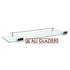 GLASS RECTANGLE SHELF - 40cm