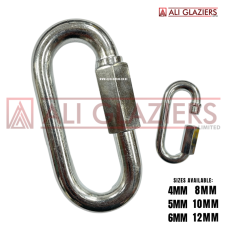HEAVY DUTY CARABINER CLIPS 12MM