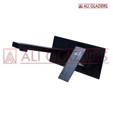 CONCEALED SQUARE FRAME BASIN MIXER BLACK SS304