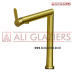 HIGH NECK KITCHEN PILLAR MIXER GOLD