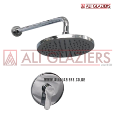 BRASS 3 WAY CONCEALED SHOWER MIXER + 8" SHOWER HEAD