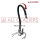 BLACK & SILVER LONG NECK KITCHEN MIXER