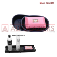 DOUBLE BOWL SOAP DISH BLACK