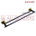 BLACK & GOLD SQUARE DESIGN DOUBLE TOWEL BAR