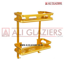 RECTANGLE SHELF 35CM IN CHAMPAGNE GOLD