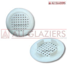 ROUND PVC AIR VENTS - WHITE