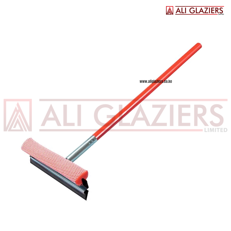 WINDOW CLEANER WITH WOODEN HANDLE