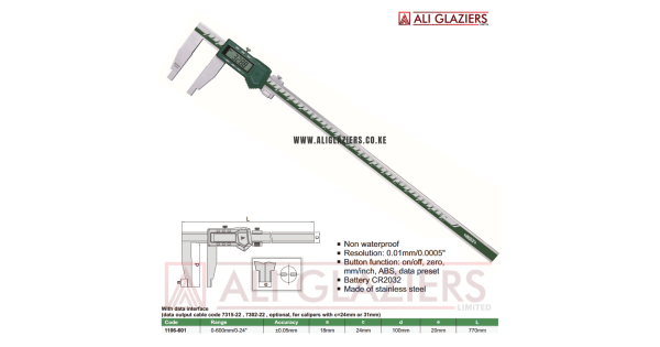 Digital Vernier Caliper 600MM in Nairobi, Kenya | INSIZE 1106-601 ...